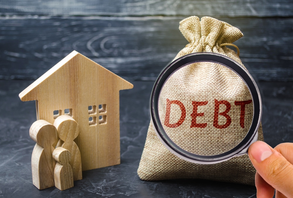 ABagOfMoneyWithTheWordDebtAndThe ABagOfMoneyWithTheWordDebtAndThe
