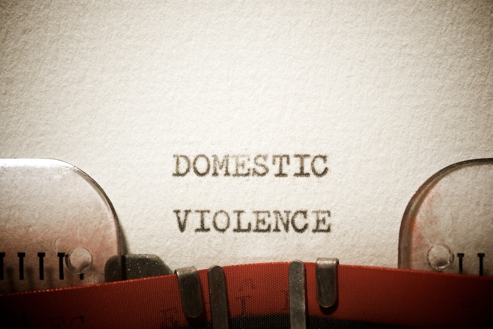 DomesticViolenceTextWrittenWithATypewriter DomesticViolenceTextWrittenWithATypewriter