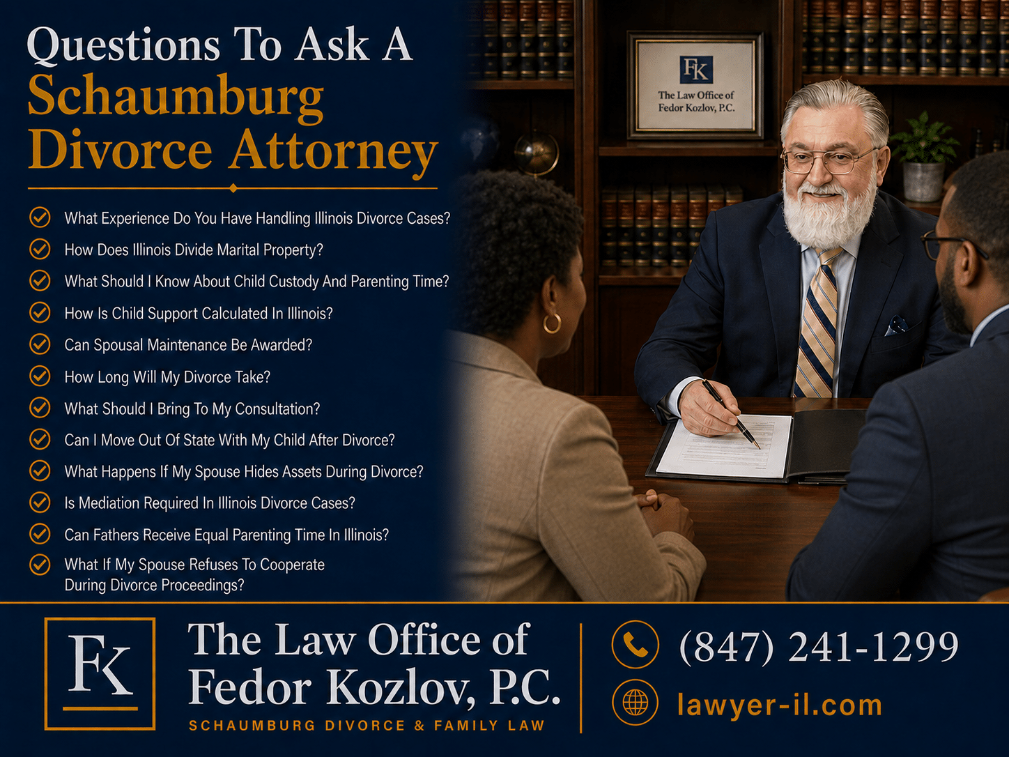 Questions To Ask A Schaumburg Divorce Attorney