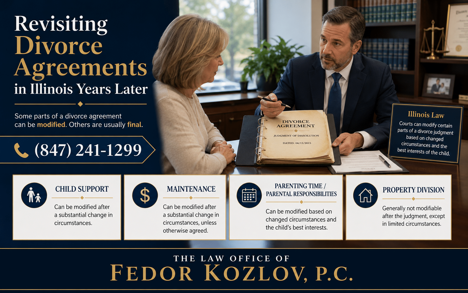 Revisiting Divorce Agreements in Illinois Years Later Revisiting Divorce Agreements in Illinois Years Later