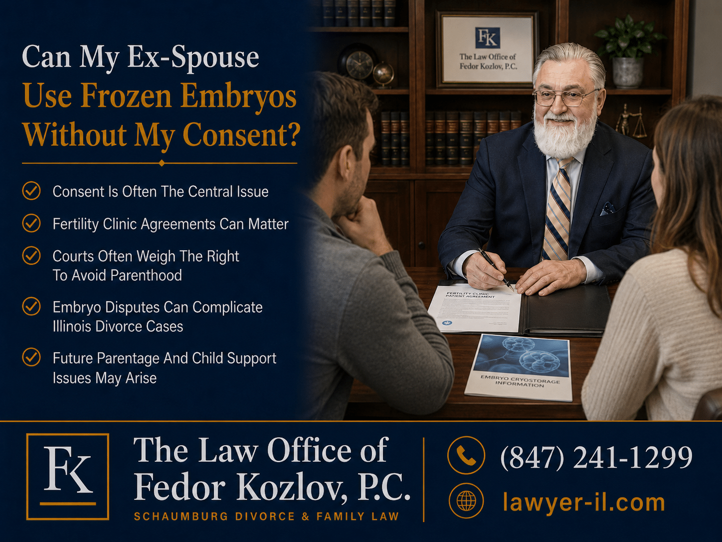 Can My Ex-Spouse Use Frozen Embryos Without My Consent Can My Ex-Spouse Use Frozen Embryos Without My Consent