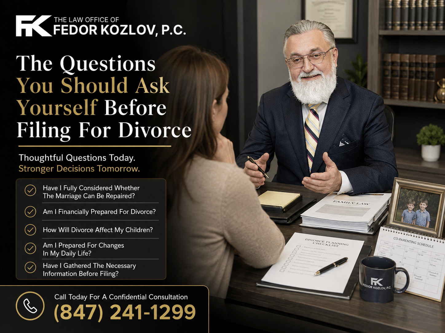 The Questions You Should Ask Yourself Before Filing For Divorce