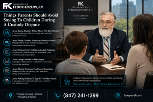 Things Parents Should Avoid Saying To Children During A Custody Dispute