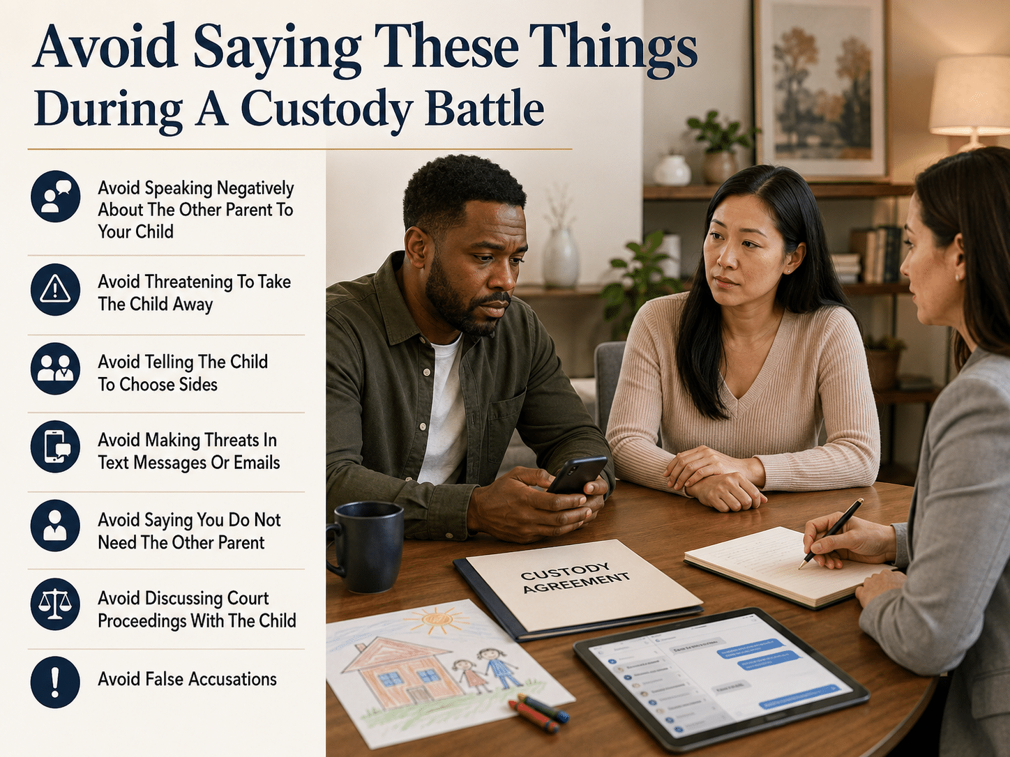 Avoid Saying These Things During A Custody Battle Avoid Saying These Things During A Custody Battle