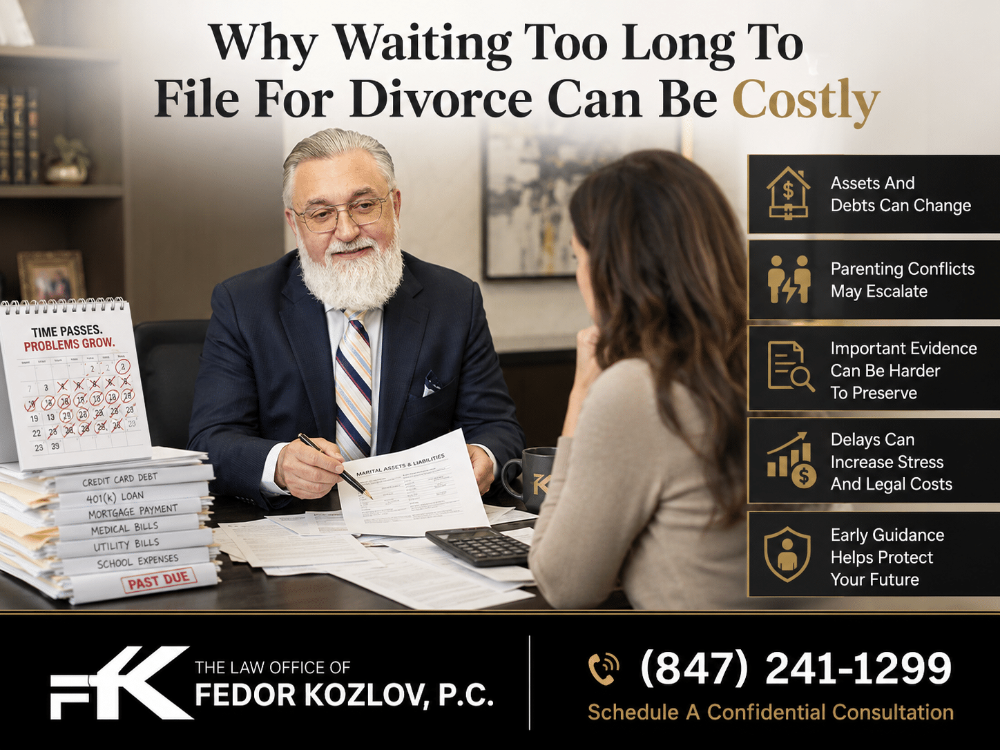 Why Waiting Too Long To File For Divorce Can Be Costly