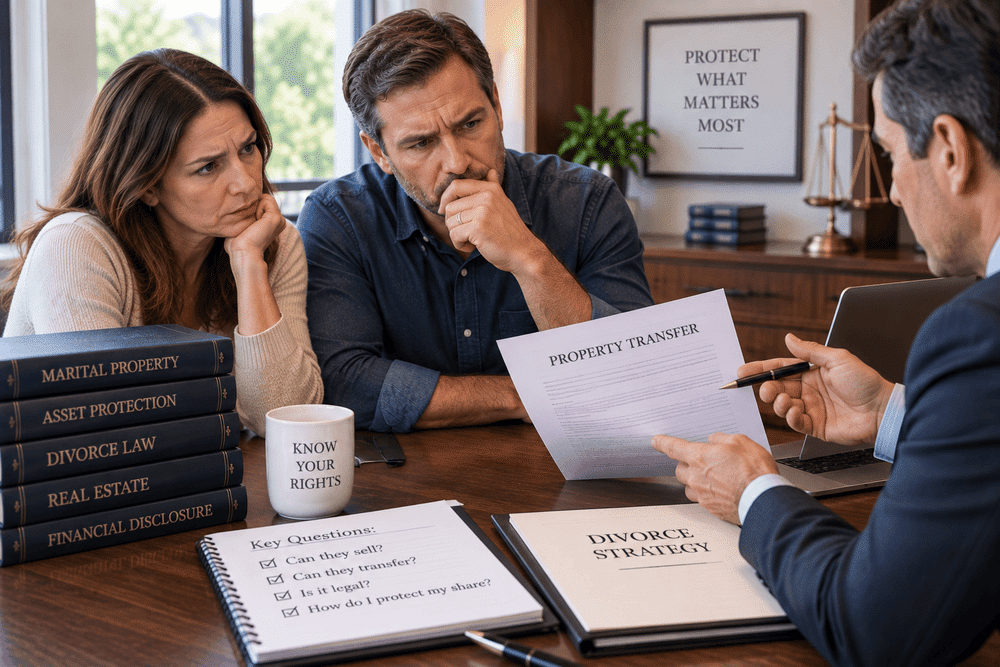 Can My Spouse Sell Or Transfer Property Before Our Divorce Is Final Can My Spouse Sell Or Transfer Property Before Our Divorce Is Final